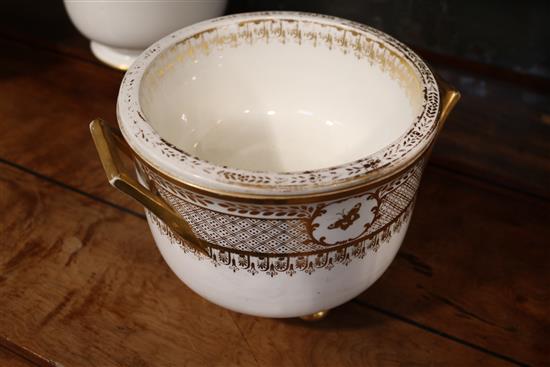 A pair of 19th century Paris porcelain ice pails